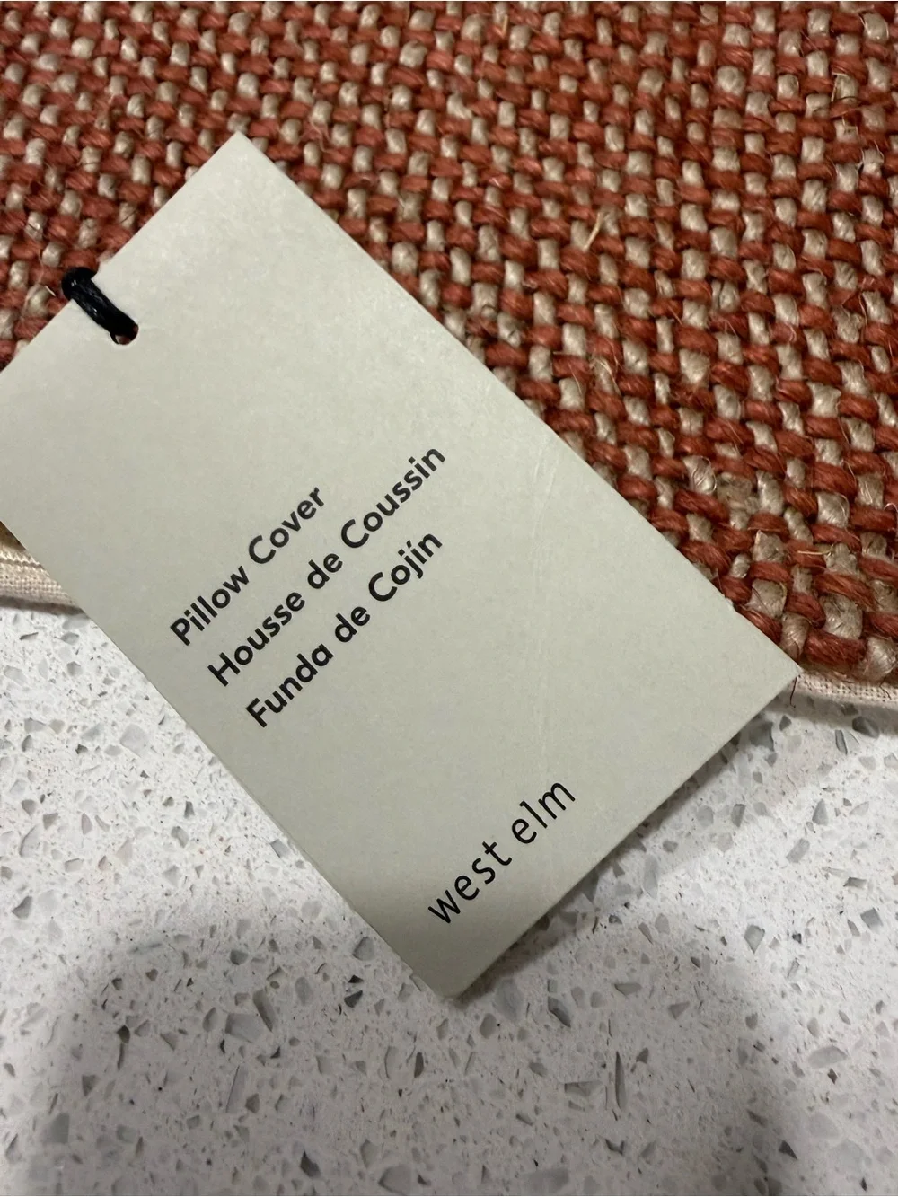 West Elm pillow cover. L1-L2